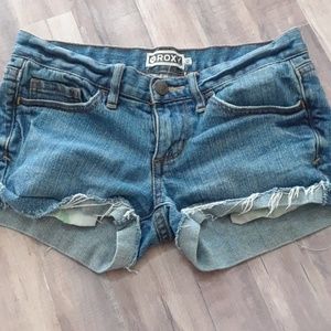 Roxy denim jean shorts